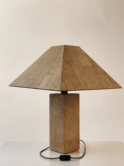 Outlet Pamono Cork Table Lamp by Ingo Maurer for Design M, 1970s