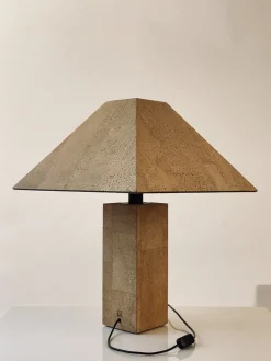 Outlet Pamono Cork Table Lamp by Ingo Maurer for Design M, 1970s