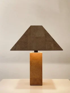 Outlet Pamono Cork Table Lamp by Ingo Maurer for Design M, 1970s