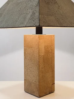 Outlet Pamono Cork Table Lamp by Ingo Maurer for Design M, 1970s