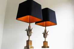 Discount Pamono Corn Table Lamps from Maison Charles, 1950s, Set of 2