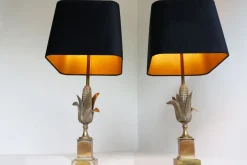Discount Pamono Corn Table Lamps from Maison Charles, 1950s, Set of 2