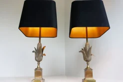 Discount Pamono Corn Table Lamps from Maison Charles, 1950s, Set of 2