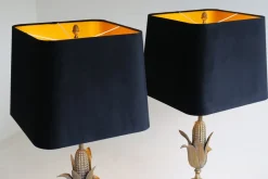 Discount Pamono Corn Table Lamps from Maison Charles, 1950s, Set of 2