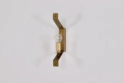 Discount Pamono Cornets Wall Lights in Amber Murano Glass, 1970s, Set of 2