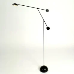 Online Pamono Counter Balance Floor Lamp in Black, 1970s