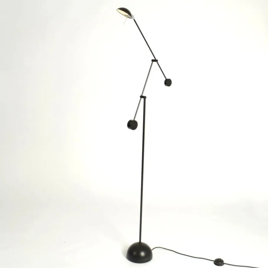 Online Pamono Counter Balance Floor Lamp in Black, 1970s