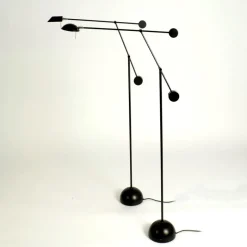 Online Pamono Counter Balance Floor Lamp in Black, 1970s