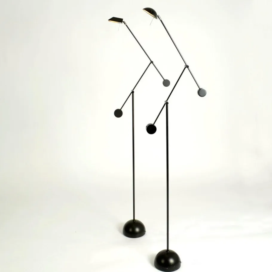 Online Pamono Counter Balance Floor Lamp in Black, 1970s