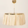 New Pamono Counterweight Silk Pendant Light by Adolf Loos for J. T. Kalmar, 1955