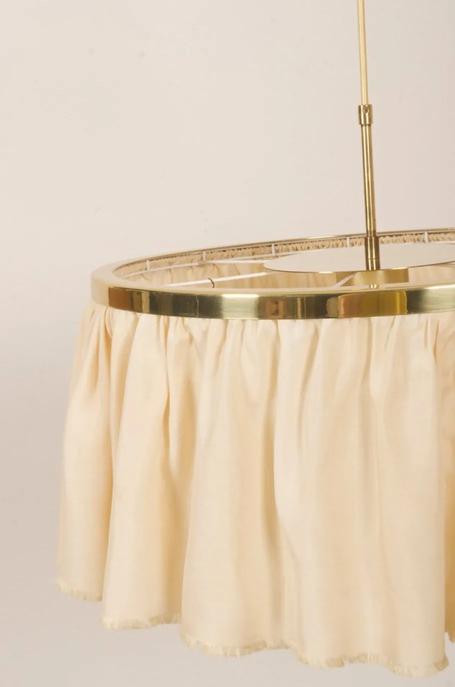 New Pamono Counterweight Silk Pendant Light by Adolf Loos for J. T. Kalmar, 1955