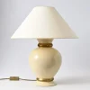Discount Pamono Cream Crackle Glaze Table Lamp from Le Dauphin, 1990s