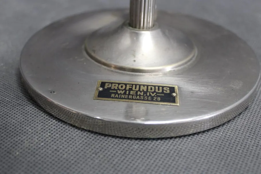 Best Pamono Crome-Plated Table Lamp from Profundus, Austria, 1930s