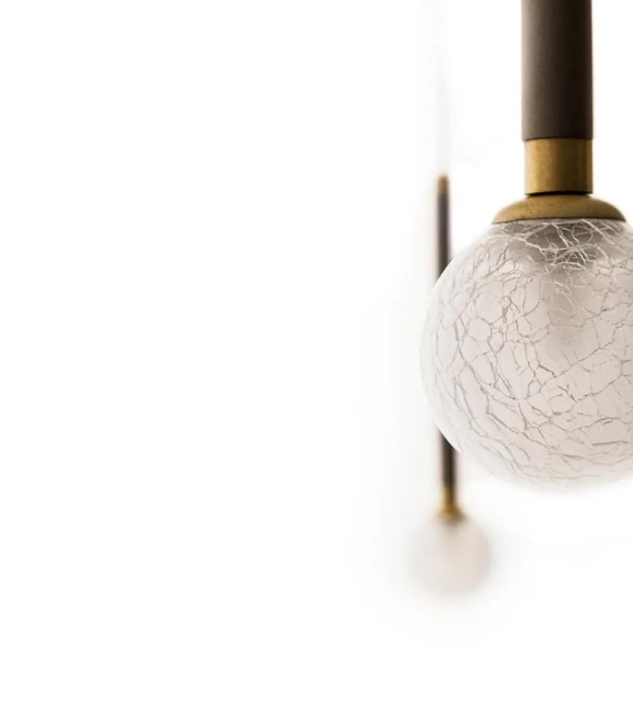 New Pamono Crystal Ball Pendant Light by Morica Design