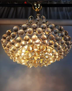 Best Pamono Crystal Chandelier by Joski Bodemais, 1970s