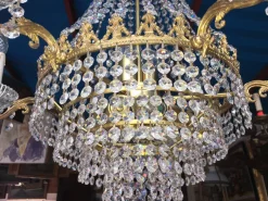 Online Pamono Crystal Chandelier, 1960s