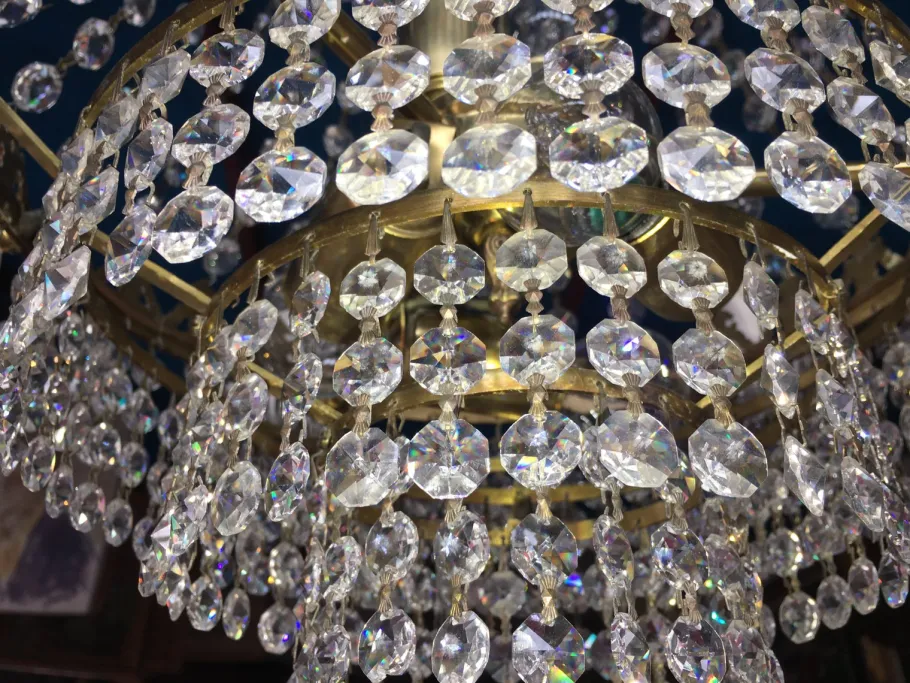 Online Pamono Crystal Chandelier, 1960s
