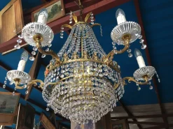 Online Pamono Crystal Chandelier, 1960s