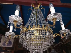 Online Pamono Crystal Chandelier, 1960s