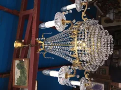 Online Pamono Crystal Chandelier, 1960s
