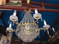 Online Pamono Crystal Chandelier, 1960s