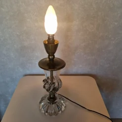 Clearance Pamono Crystal Desk Lamp in the style of St. Louis, 1890s