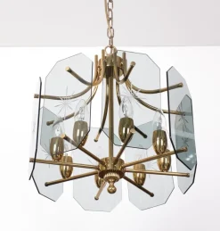 Discount Pamono Crystal Glass Chandelier by Josef Brumberg, Germany, 1975