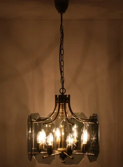 Discount Pamono Crystal Glass Chandelier by Josef Brumberg, Germany, 1975