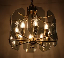 Discount Pamono Crystal Glass Chandelier by Josef Brumberg, Germany, 1975