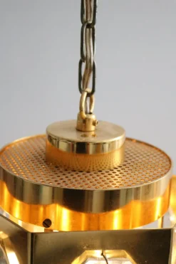 Online Pamono Crystal Pendant Light by Carl Fagerlund for Orrefors, 1960s