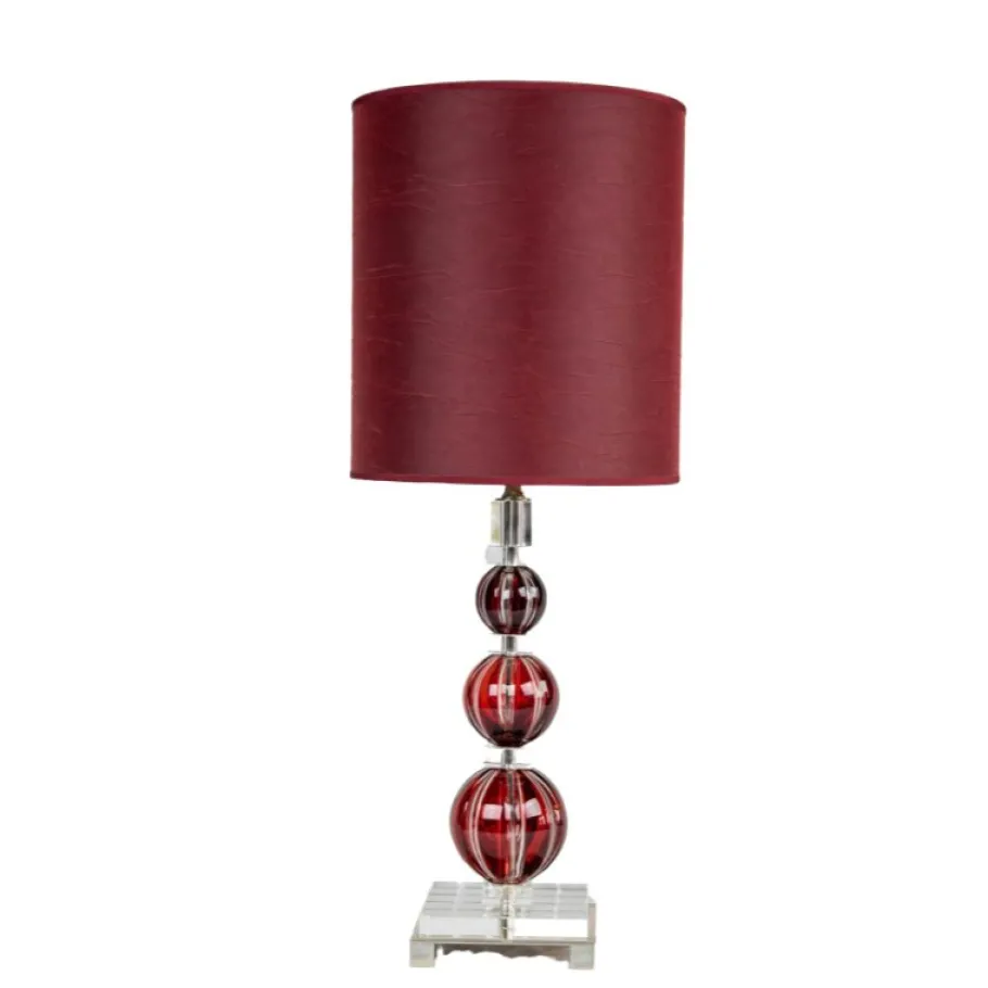Online Pamono Crystal Table Lamp by Leone Aliotti