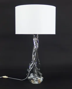 Online Pamono Crystal Table Lamp by Schneider for Schneider, 1950s