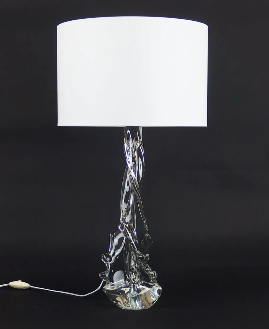 Online Pamono Crystal Table Lamp by Schneider for Schneider, 1950s