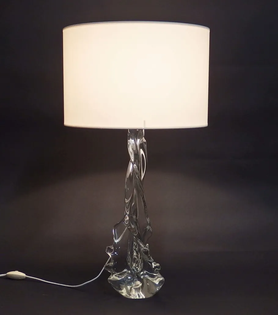 Online Pamono Crystal Table Lamp by Schneider for Schneider, 1950s