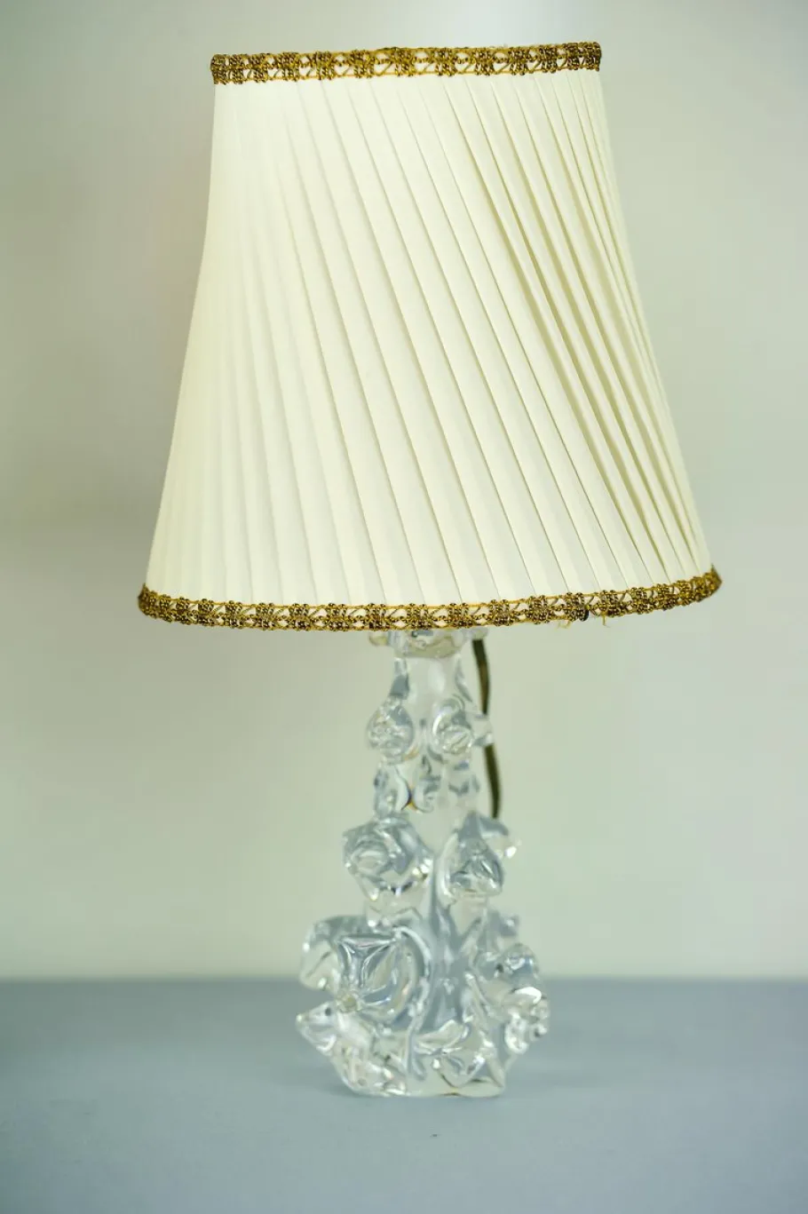 Clearance Pamono Crystal Table Lamps by Charles Schneider, 1960s, Set of 2