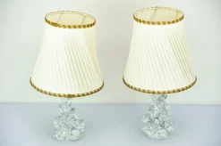 Clearance Pamono Crystal Table Lamps by Charles Schneider, 1960s, Set of 2