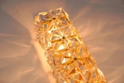 New Pamono Crystal Wall Lamp or Sconce from Kinkeldey, 1960s