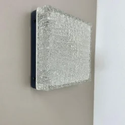 Sale Pamono Cubic Ice Glass Wall Light from RZB Lights, 1970s