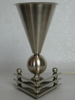 Online Pamono Cubist Bedside Table Lamps, 1930s, Set of 2