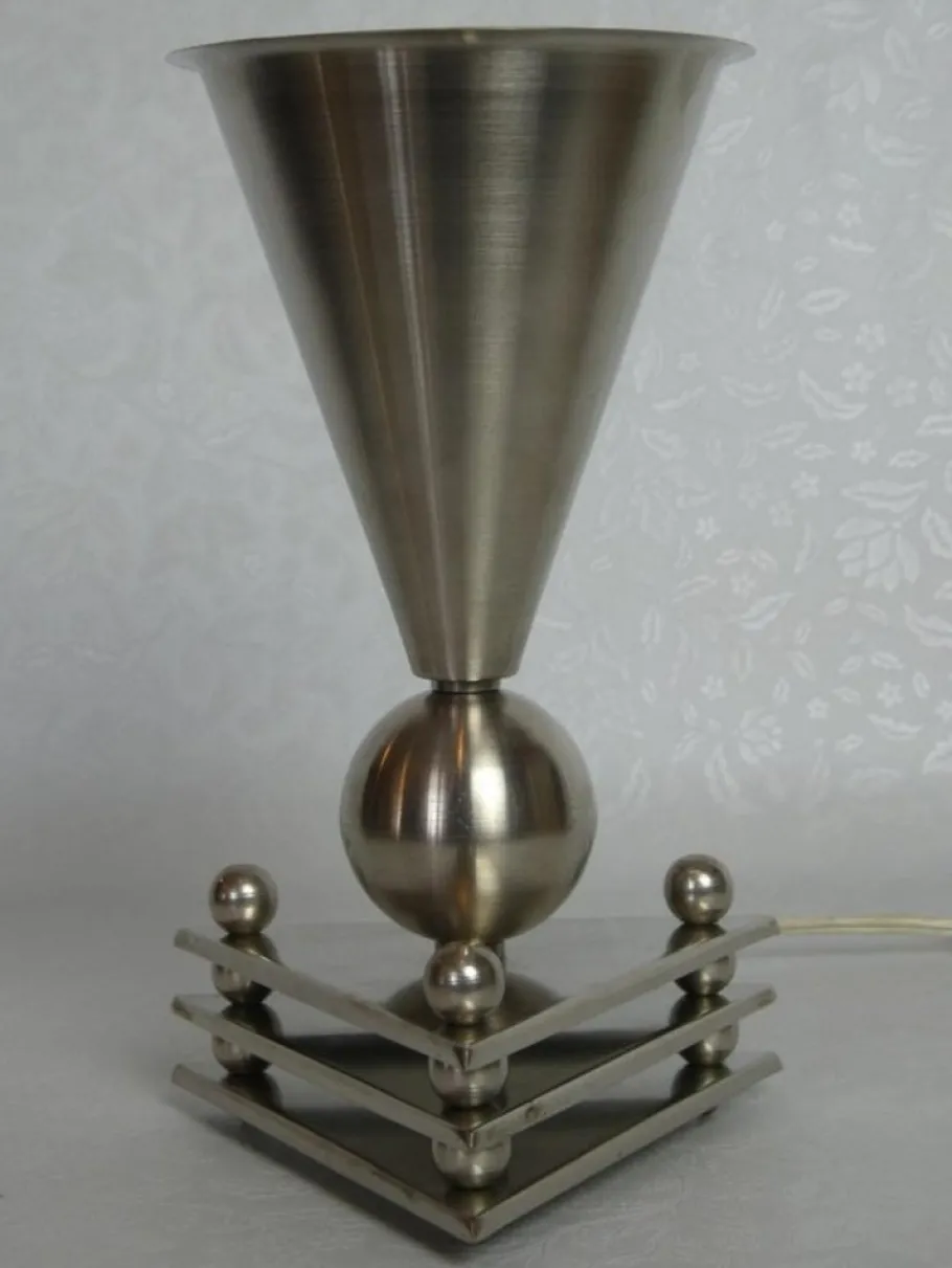 Online Pamono Cubist Bedside Table Lamps, 1930s, Set of 2