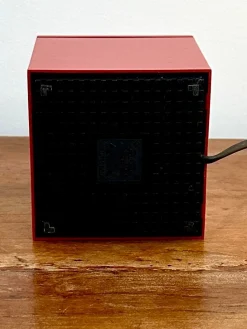 Outlet Pamono Cuboluce Cube Lamp in Red by Cini & Nils for Opi Milano, 1990s