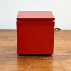 Outlet Pamono Cuboluce Cube Lamp in Red by Cini & Nils for Opi Milano, 1990s