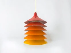 Hot Pamono Cultural Orange Pendant Lamp by Bent Boysen for Ikea, Sweden, 1980s