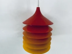Hot Pamono Cultural Orange Pendant Lamp by Bent Boysen for Ikea, Sweden, 1980s