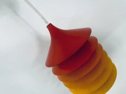 Hot Pamono Cultural Orange Pendant Lamp by Bent Boysen for Ikea, Sweden, 1980s
