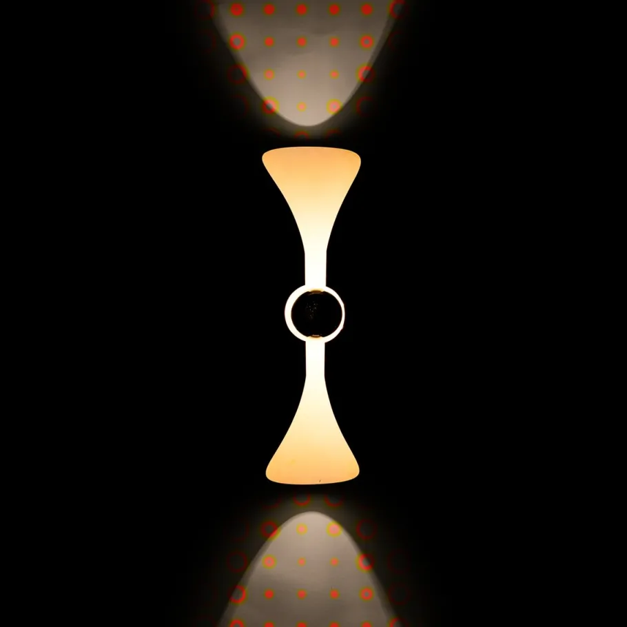 New Pamono Cylindrical Chrome Wall Lamp attributed to Staff Leuchten, Germany, 1970s, Set of 2