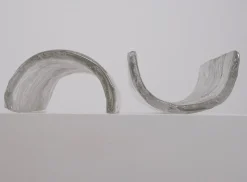 New Pamono Cylindrical Murano Glass Wall Lights, 1970s, Set of 2