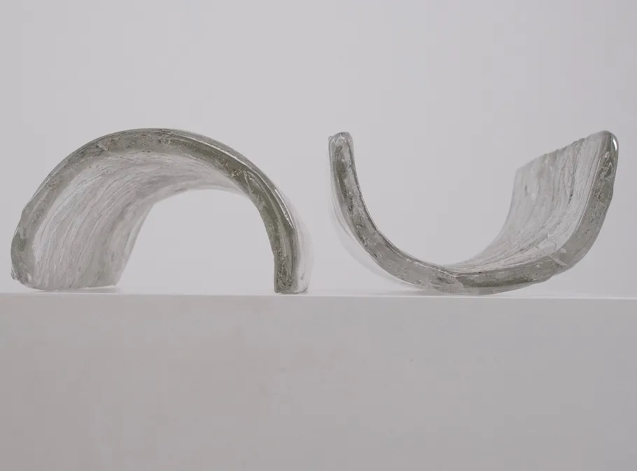 New Pamono Cylindrical Murano Glass Wall Lights, 1970s, Set of 2