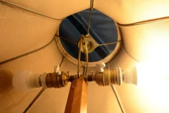 Hot Pamono Czech Art Deco Walnut Floor Lamp, 1920s