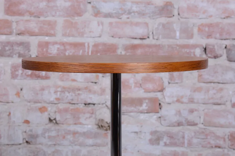 Outlet Pamono Czech Bauhaus Floor Lamp in Oak, Chrome and Glass attributed to Robert Slezak, 1930s